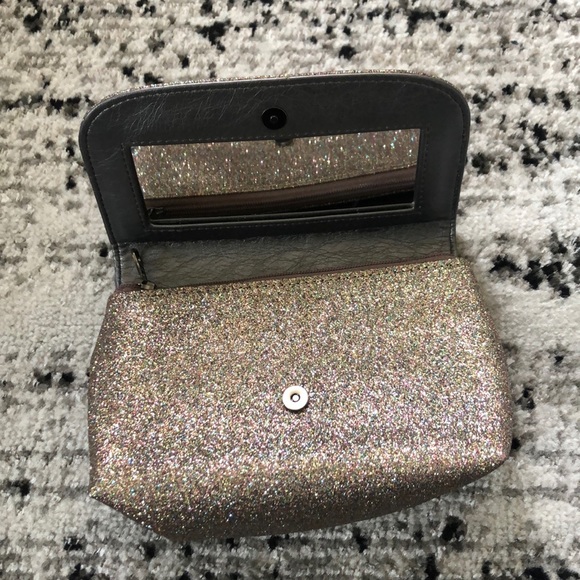 NWT Loft Glitter Clutch - Picture 2 of 5